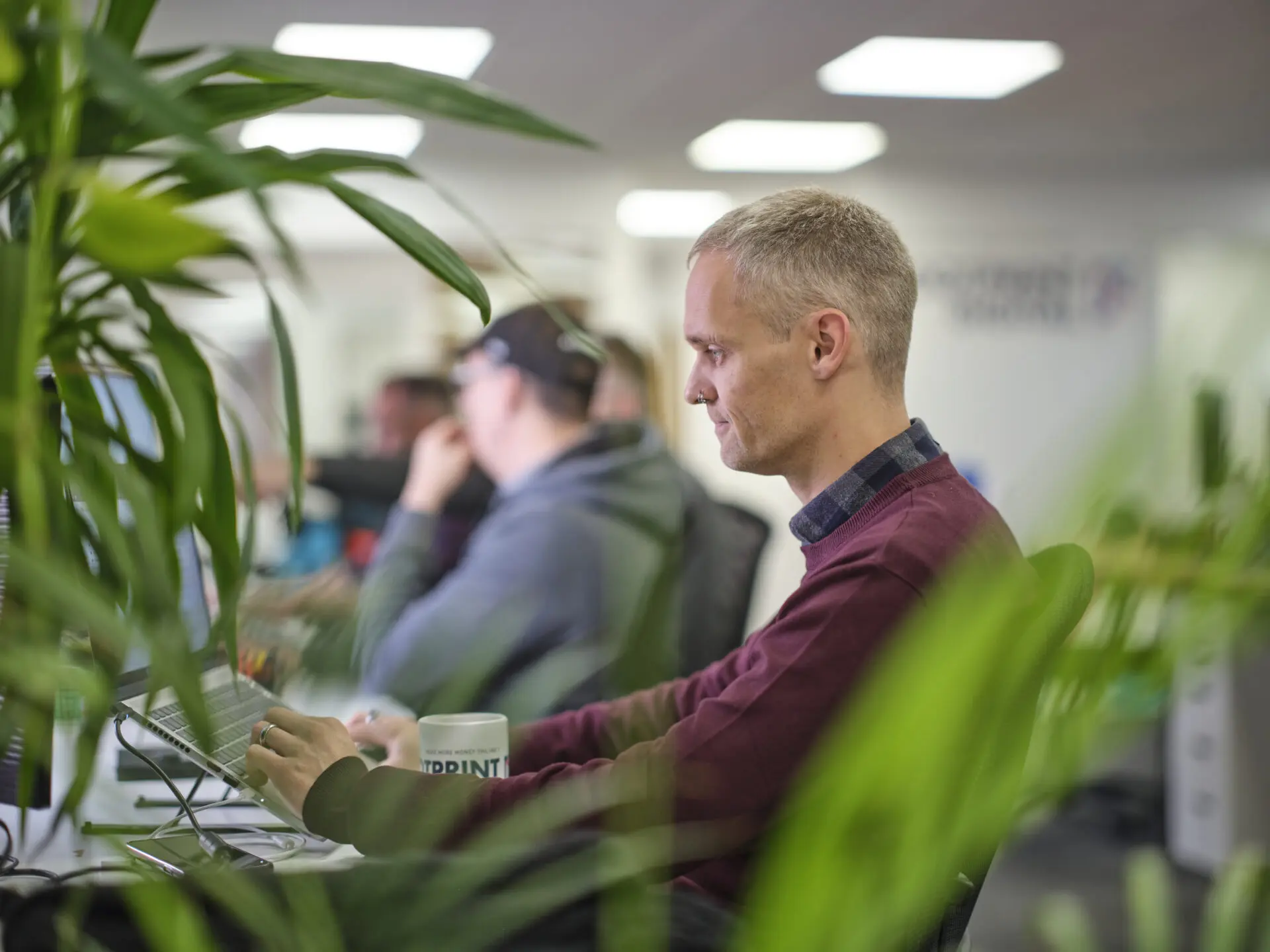 Full colour image of jon in the office