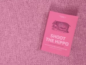 pink shoot the hippo book photo